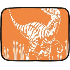 Animals Dinosaur Ancient Times Double Sided Fleece Blanket (mini)  by Mariart