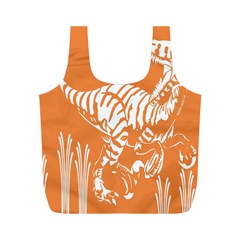 Animals Dinosaur Ancient Times Full Print Recycle Bags (m)  by Mariart