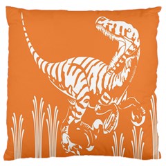 Animals Dinosaur Ancient Times Large Flano Cushion Case (two Sides) by Mariart