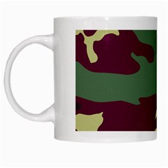 Camuflage Flag Green Purple Grey White Mugs by Mariart