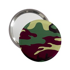 Camuflage Flag Green Purple Grey 2 25  Handbag Mirrors by Mariart