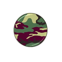 Camuflage Flag Green Purple Grey Hat Clip Ball Marker by Mariart