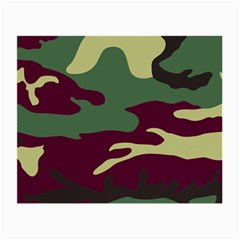 Camuflage Flag Green Purple Grey Small Glasses Cloth (2-side)