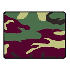 Camuflage Flag Green Purple Grey Fleece Blanket (small) by Mariart