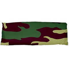 Camuflage Flag Green Purple Grey Body Pillow Case (dakimakura) by Mariart