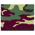 Camuflage Flag Green Purple Grey Double Sided Flano Blanket (Medium)  60 x50  Blanket Front