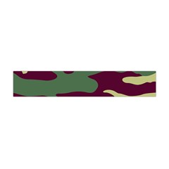 Camuflage Flag Green Purple Grey Flano Scarf (mini) by Mariart