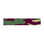 Camuflage Flag Green Purple Grey Flano Scarf (Mini) Front