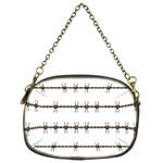 Barbed Wire Brown Chain Purses (Two Sides)  Front