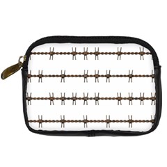 Barbed Wire Brown Digital Camera Cases