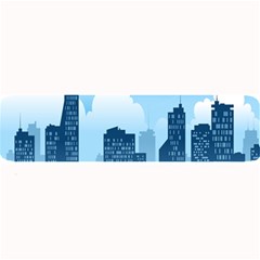 City Building Blue Sky Large Bar Mats