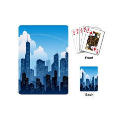 City Building Blue Sky Playing Cards (mini) 