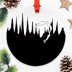 City History Speedrunning Ornament (round) by Mariart