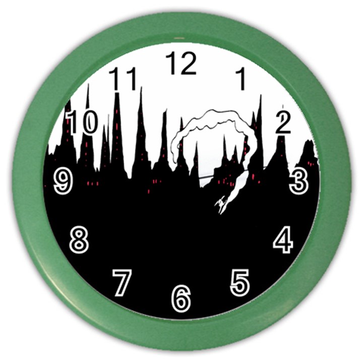 City History Speedrunning Color Wall Clocks