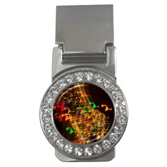 Christmas Tree Light Color Night Money Clips (cz)  by Mariart