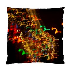 Christmas Tree Light Color Night Standard Cushion Case (one Side) by Mariart