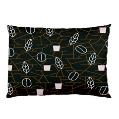 Espresso Cofee Glass Line Chevron Pillow Case by Mariart