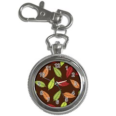 Autumn Leaves Pattern Key Chain Watches