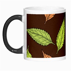 Autumn Leaves Pattern Morph Mugs by Mariart