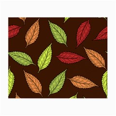 Autumn Leaves Pattern Small Glasses Cloth