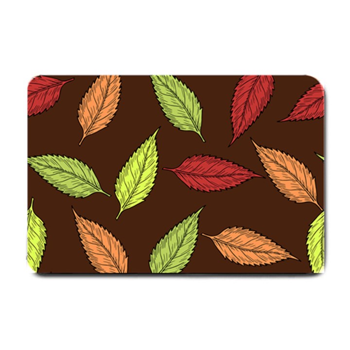 Autumn Leaves Pattern Small Doormat 