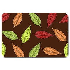 Autumn Leaves Pattern Large Doormat 