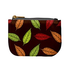 Autumn Leaves Pattern Mini Coin Purses