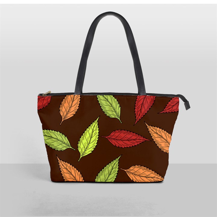 Autumn Leaves Pattern Shoulder Handbags