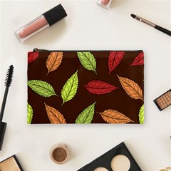 Autumn Leaves Pattern Cosmetic Bag (medium) 