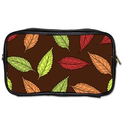 Autumn Leaves Pattern Toiletries Bags