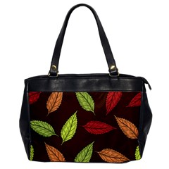 Autumn Leaves Pattern Office Handbags by Mariart