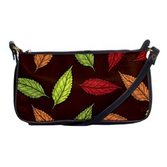 Autumn Leaves Pattern Shoulder Clutch Bags