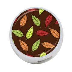 Autumn Leaves Pattern 4-port Usb Hub (one Side) by Mariart