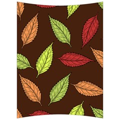 Autumn Leaves Pattern Back Support Cushion by Mariart