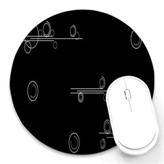 Feedback Loops Motion Graphics Piece Round Mousepads by Mariart