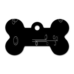 Feedback Loops Motion Graphics Piece Dog Tag Bone (one Side)