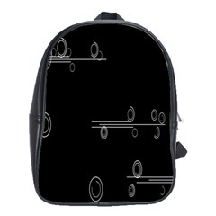 Feedback Loops Motion Graphics Piece School Bag (large)