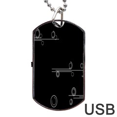 Feedback Loops Motion Graphics Piece Dog Tag Usb Flash (one Side)