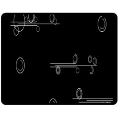 Feedback Loops Motion Graphics Piece Double Sided Fleece Blanket (medium) 