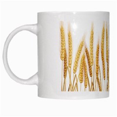 Wheat Plants White Mugs