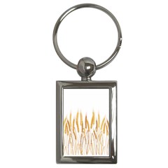 Wheat Plants Key Chains (rectangle)  by Mariart