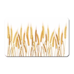 Wheat Plants Magnet (rectangular) by Mariart