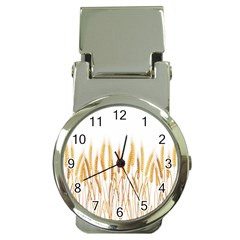 Wheat Plants Money Clip Watches