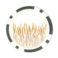 Wheat Plants Poker Chip Card Guard