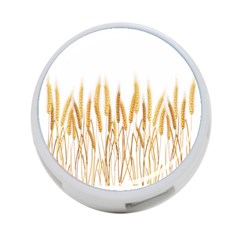 Wheat Plants 4-port Usb Hub (one Side) by Mariart