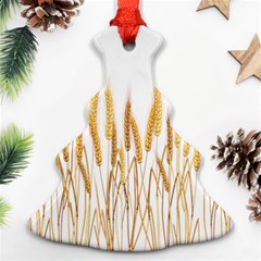 Wheat Plants Christmas Tree Ornament (two Sides)