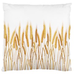 Wheat Plants Large Cushion Case (one Side) by Mariart