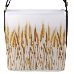 Wheat Plants Flap Messenger Bag (s) by Mariart