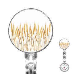 Wheat Plants Stainless Steel Nurses Watch by Mariart