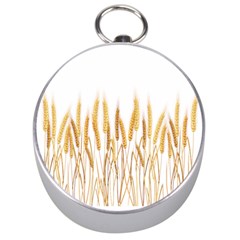 Wheat Plants Silver Compasses by Mariart